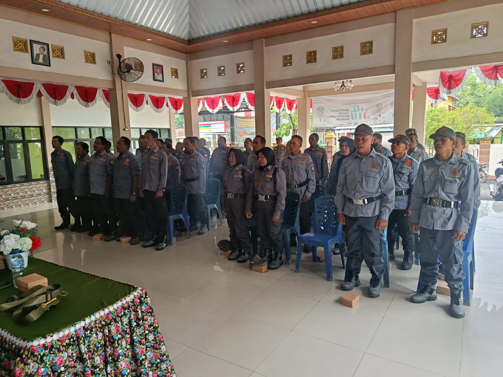 Peningkatan Kapasitas Satlinmas dan Sosialisasi Trantibum di Kecamatan Sugihwaras Sukses Digelar
