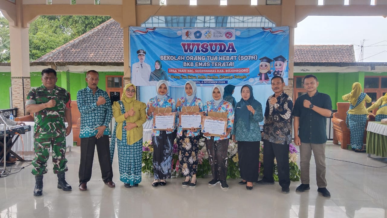 Wisuda Sekolah Orang Tua Hebat (SOTH) BKB Emas Teratai: Membangun Generasi Bojonegoro Unggul