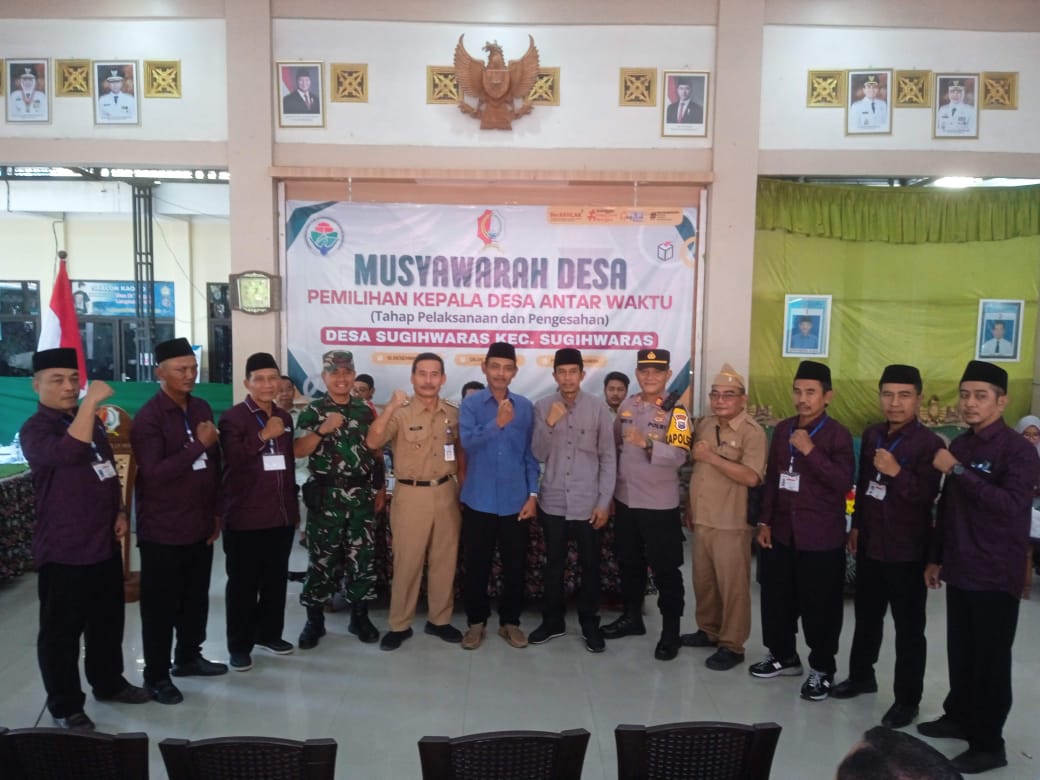 Tahapan Musyawarah Pemilihan Kepala Desa Antar Waktu (PAW) Desa Sugihwaras Tahun 2025.