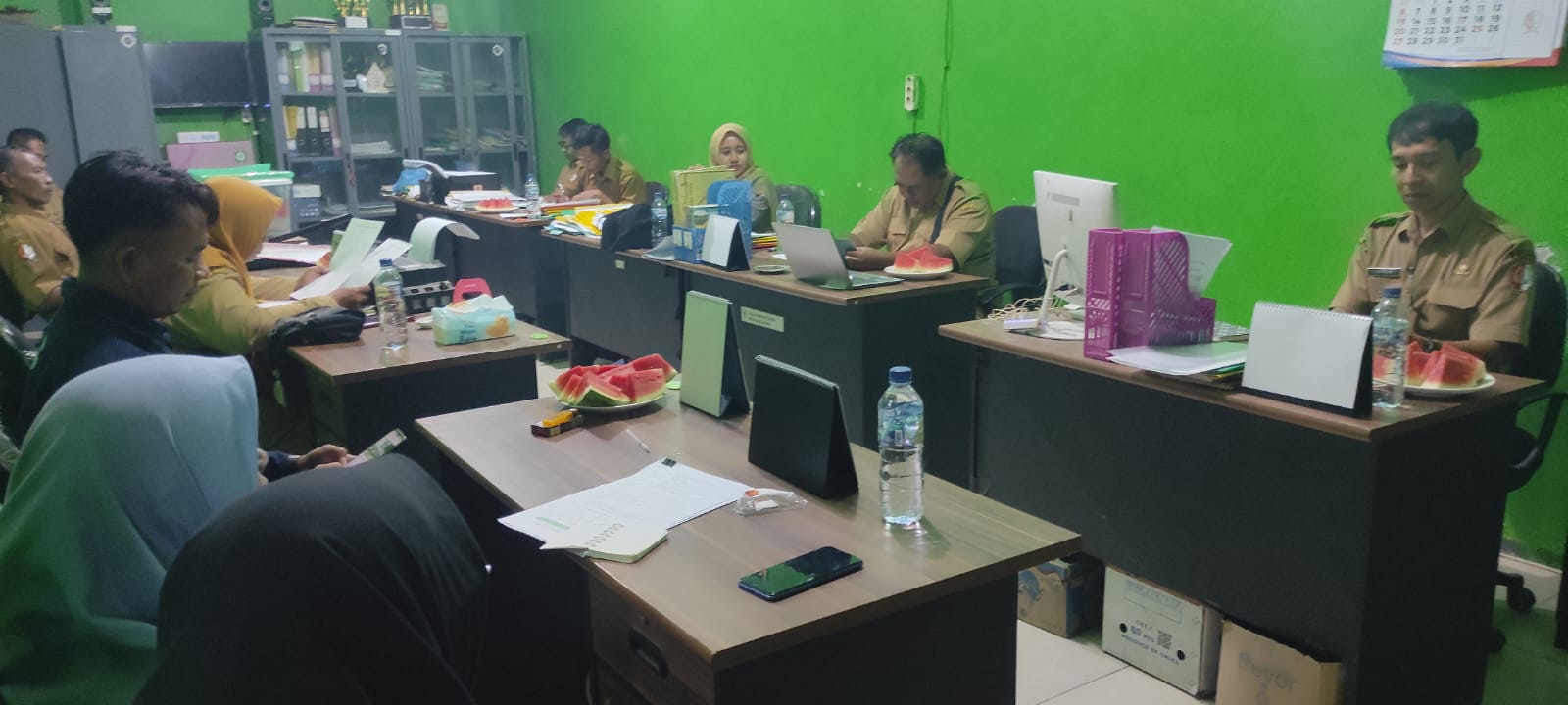 Percepat Akuntabilitas Desa, Camat Sugihwaras Pimpin Monev ADD di Desa Glagahan