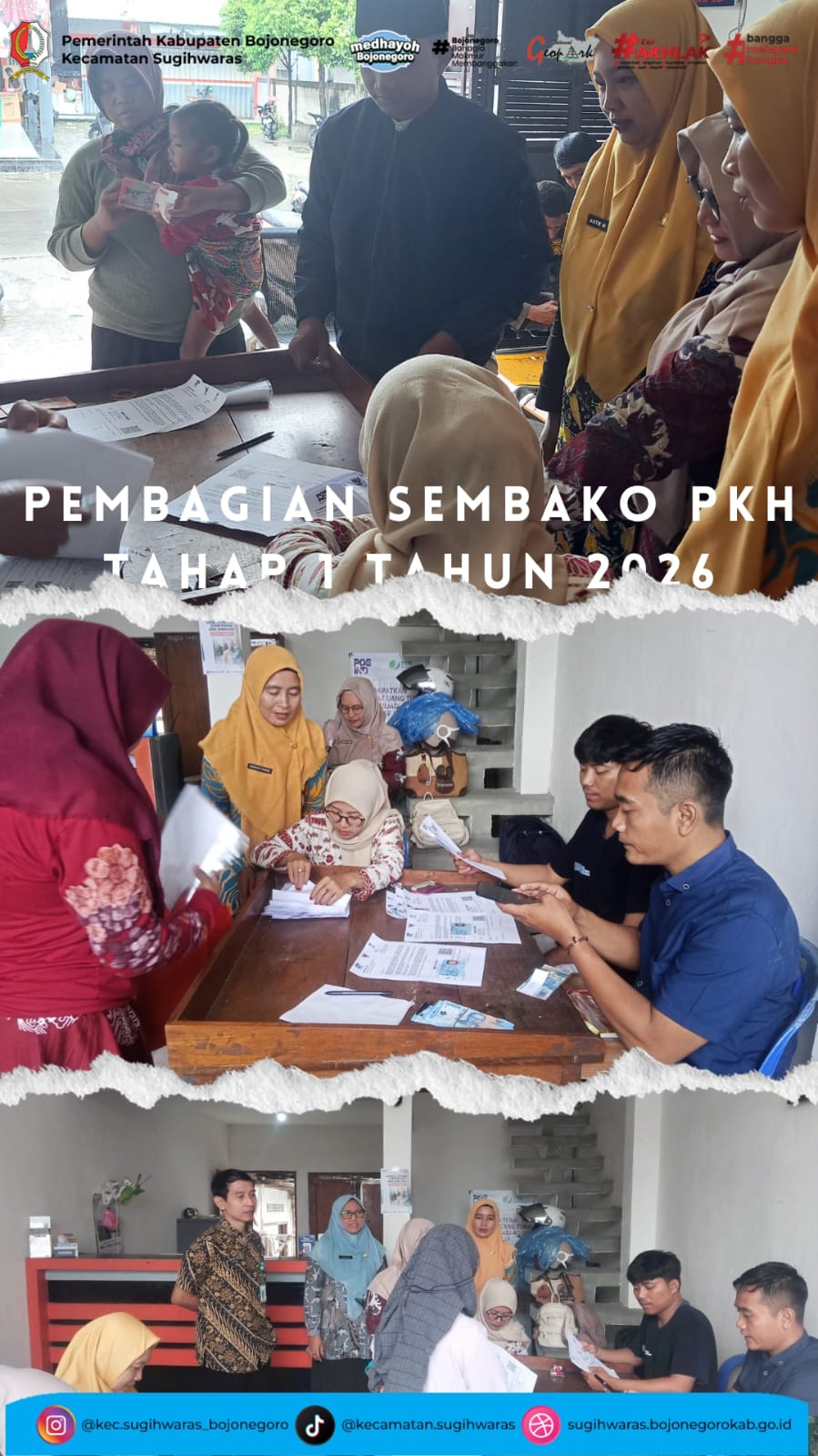 PEMBAGIAN SEMBAKO PKH TAHAP 1 TAHUN 2026