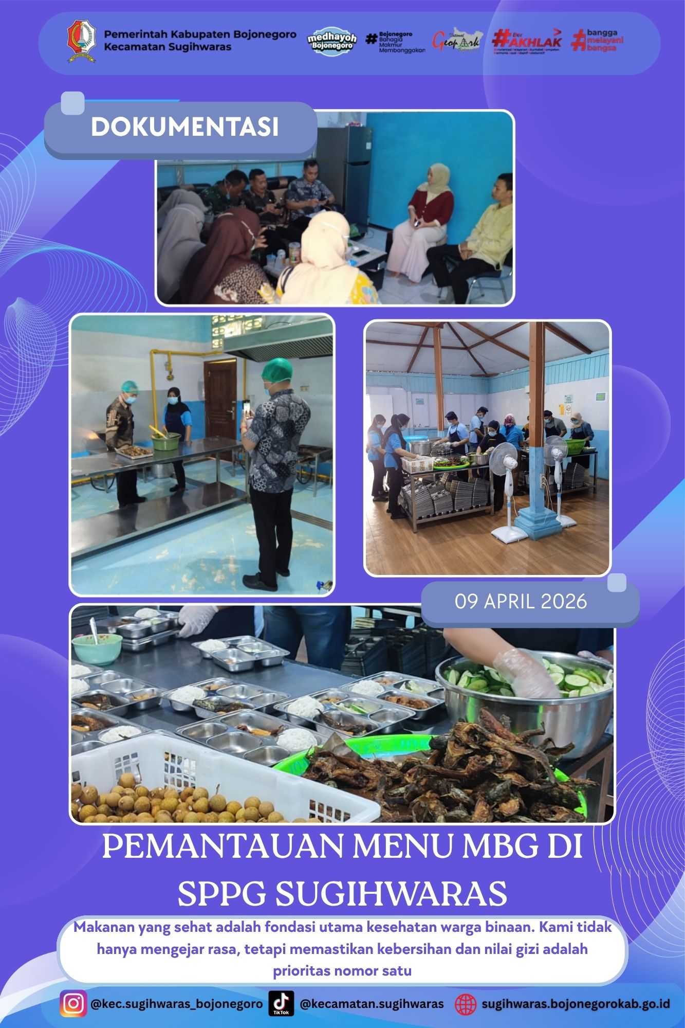 Standar Tinggi Penyajian Nutrisi: Komitmen SPPG Sugihwaras dalam Menjaga Kualitas Pangan