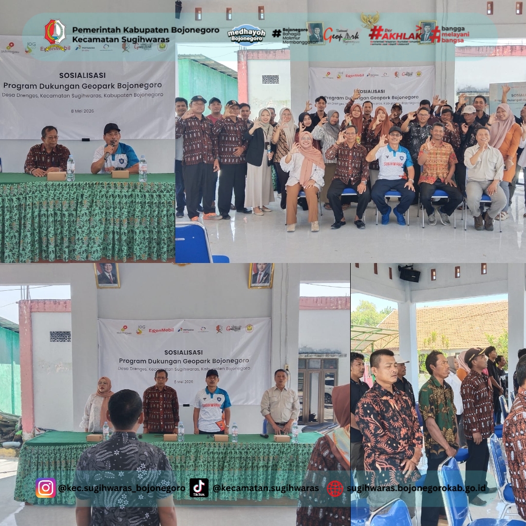 Dukung Potensi Daerah, Sosialisasi Program Geopark Bojonegoro Digelar di Desa Drenges