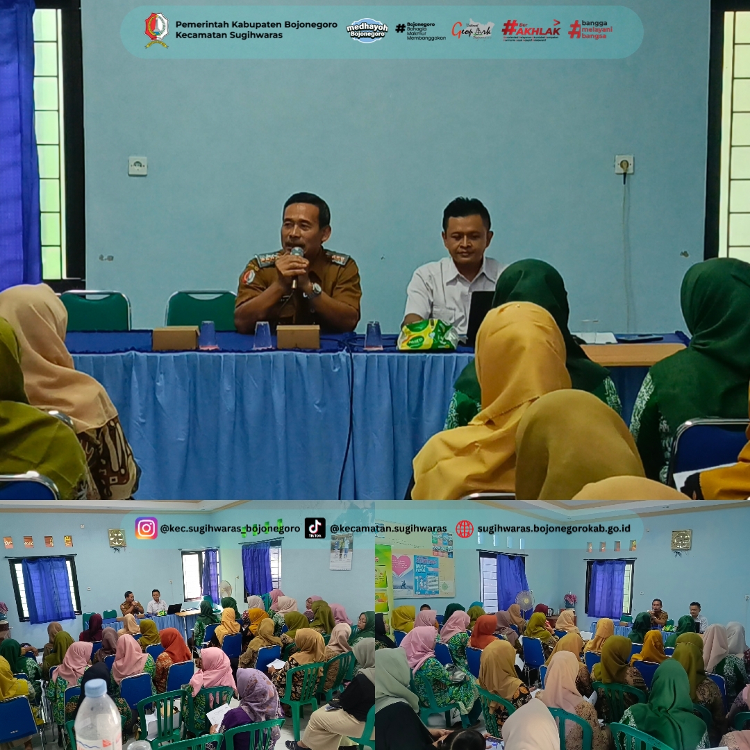 Camat Sugihwaras Gelar Pembinaan Rawan Stunting di Balai Penyuluhan KB.