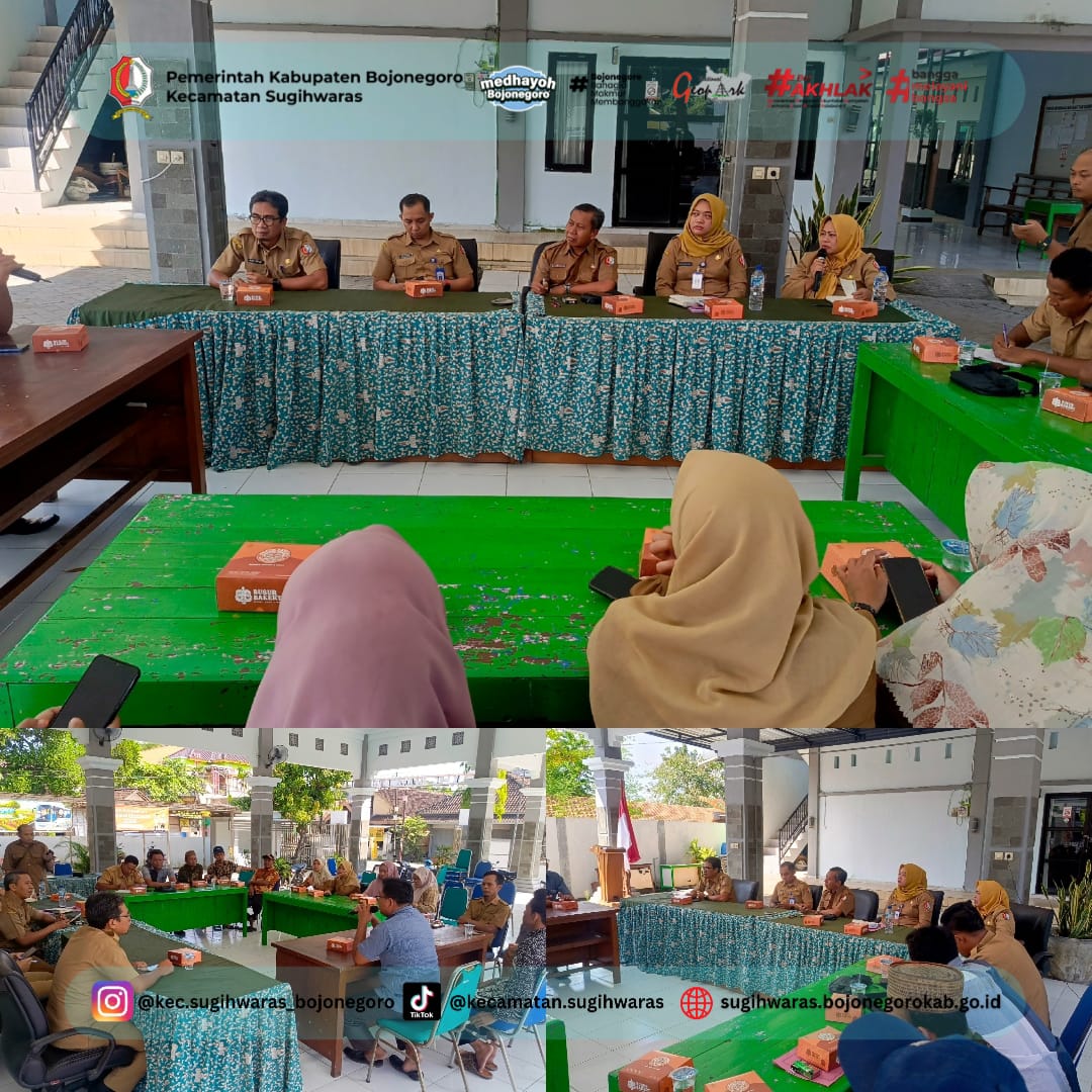 Tingkatkan Kualitas, Dukcapil Gelar Monev Pelayanan Bersama Operator Panah Srikandi di Sugihwaras