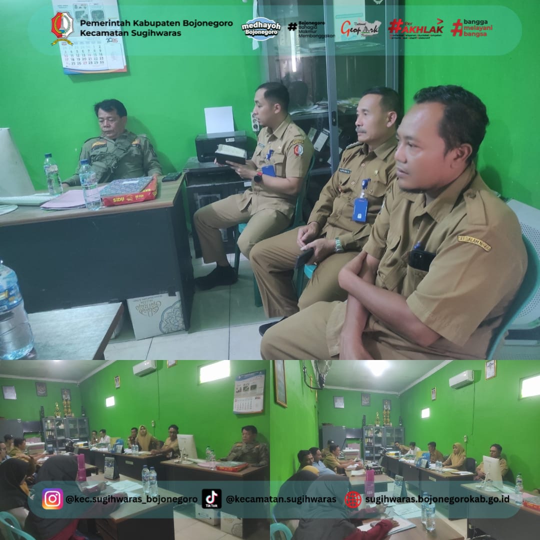 Transparansi Anggaran, Kecamatan Sugihwaras Gelar Monev APBDes Tahun 2026 di Desa Glagahan