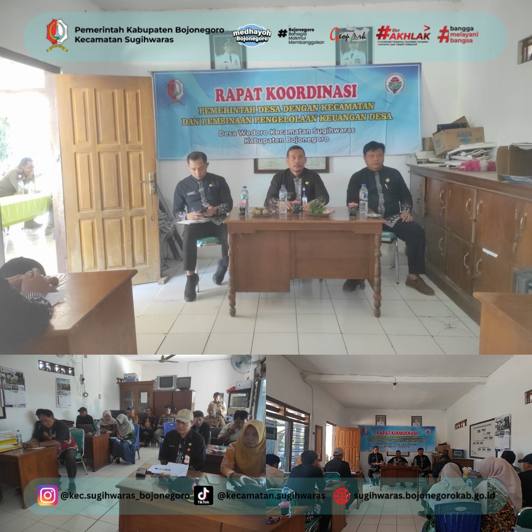 Sukseskan Pembangunan, Desa Wedoro Jalani Monev APBDes Semester 1 Tahun 2026