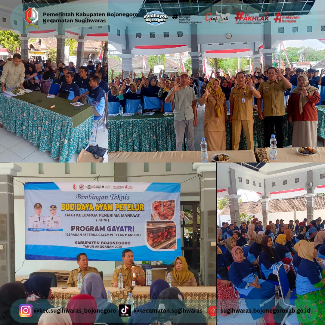Pemkab Bojonegoro Gelar Bimtek Ayam Petelur Program GAYATRI di Sugihwaras