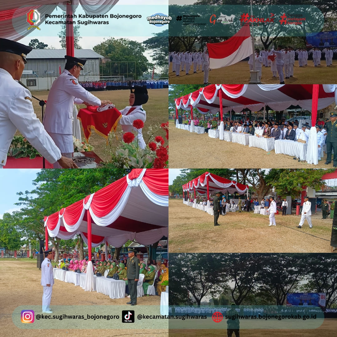 Peringati Detik-Detik Proklamasi, Sugihwaras Gelar Upacara HUT ke-81 RI