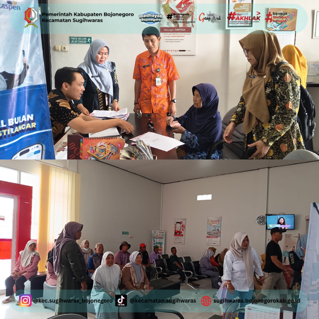 Pencairan Dana JSLUD dan PKH Plus Tahap 3 di Sugihwaras Berjalan Lancar