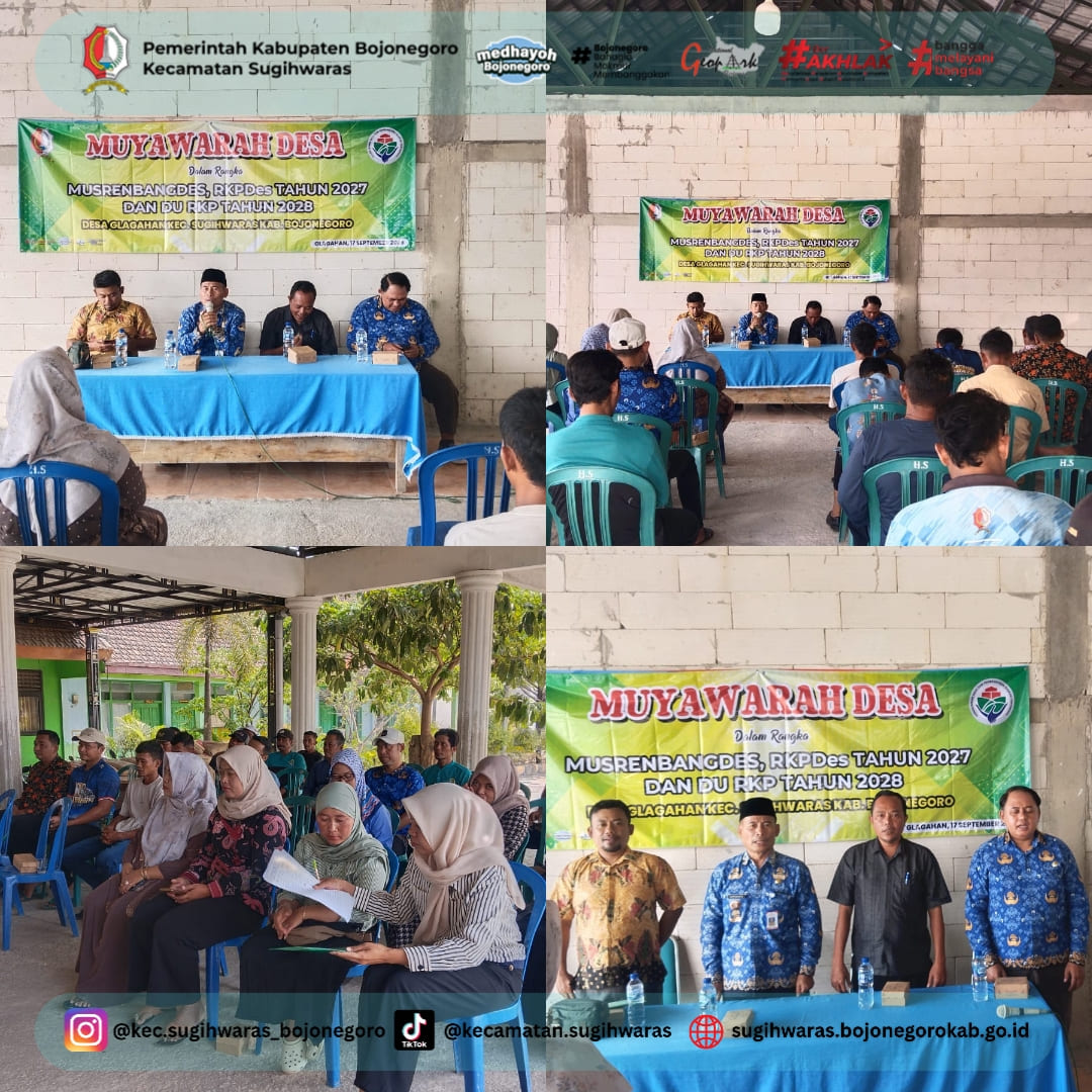 Desa Glagahan Gelar Musrenbangdes Susun RKPDesa 2027 & DURKP 2028