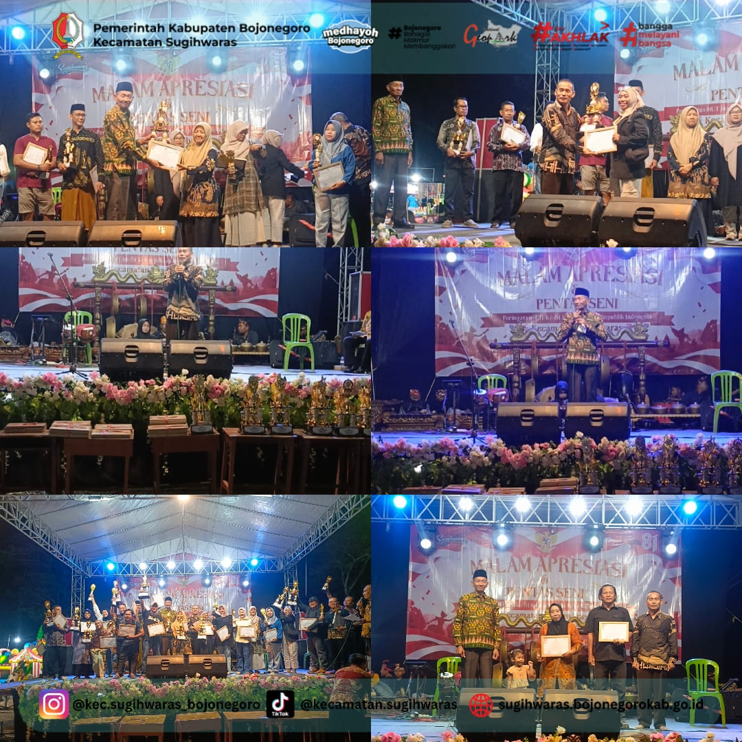 Puncak Semaran HUT RI ke 81 Kecamatan Sugihwaras Resmi di Tutup