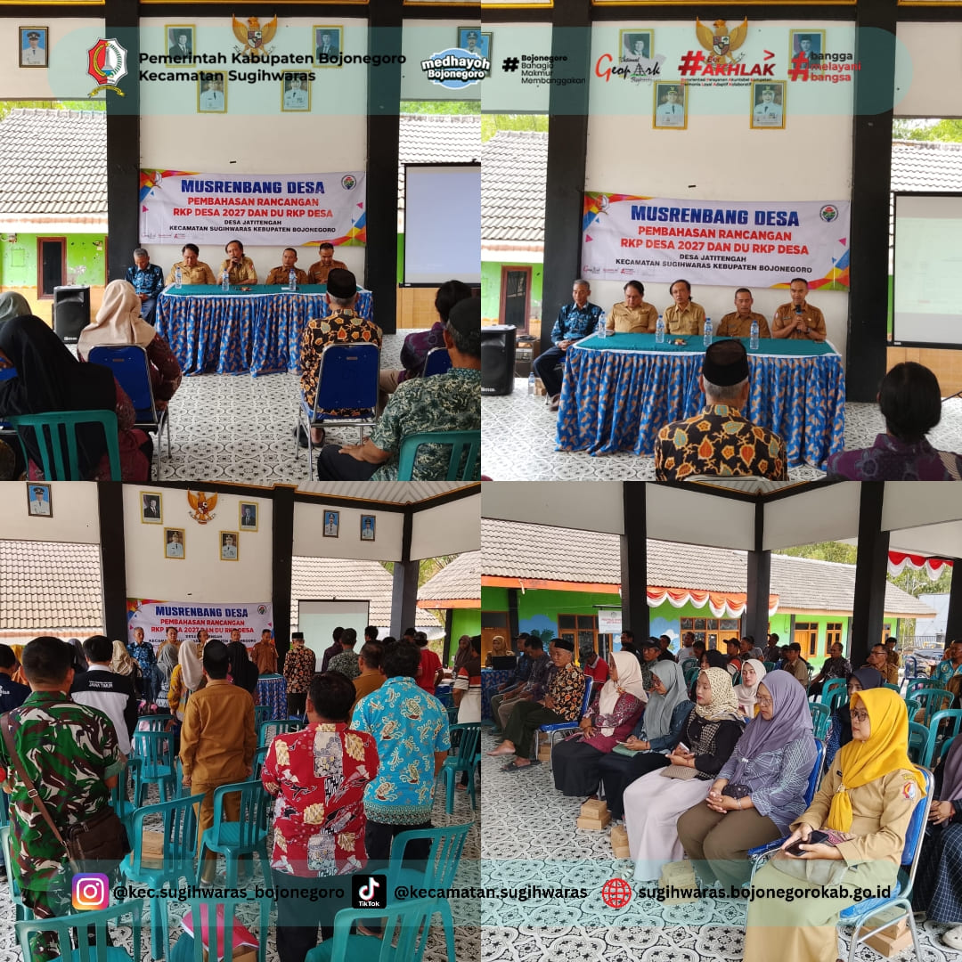 Susun Arah Pembangunan 2027, Desa Jatitengah Sukses Gelar Musrenbang