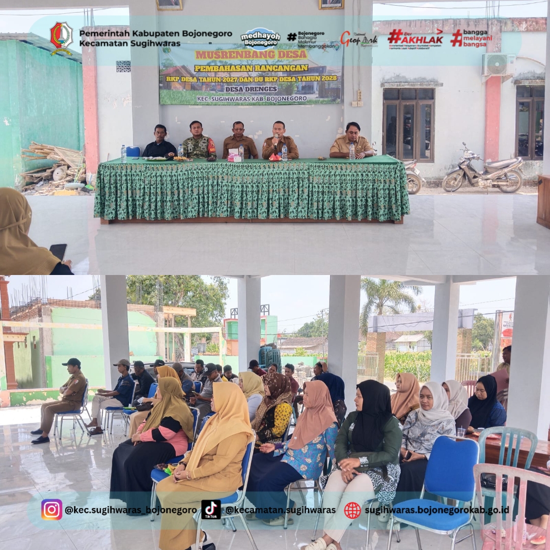 Musrenbangdes Drenges Bahas RKPDes 2027 dan DURKP Desa 2028