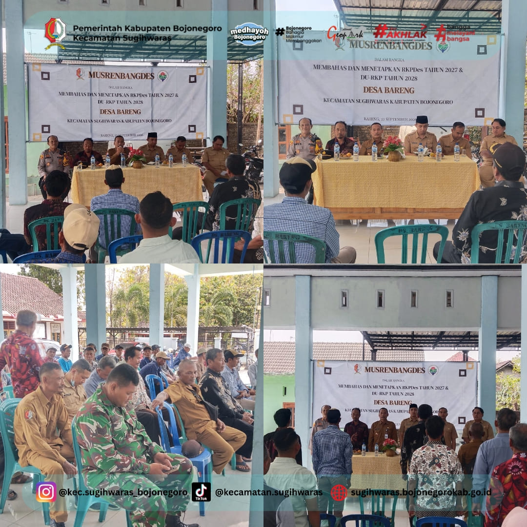 Musrenbangdes Desa Bareng Jadi Langkah Awal Susun Prioritas Pembangunan 2027