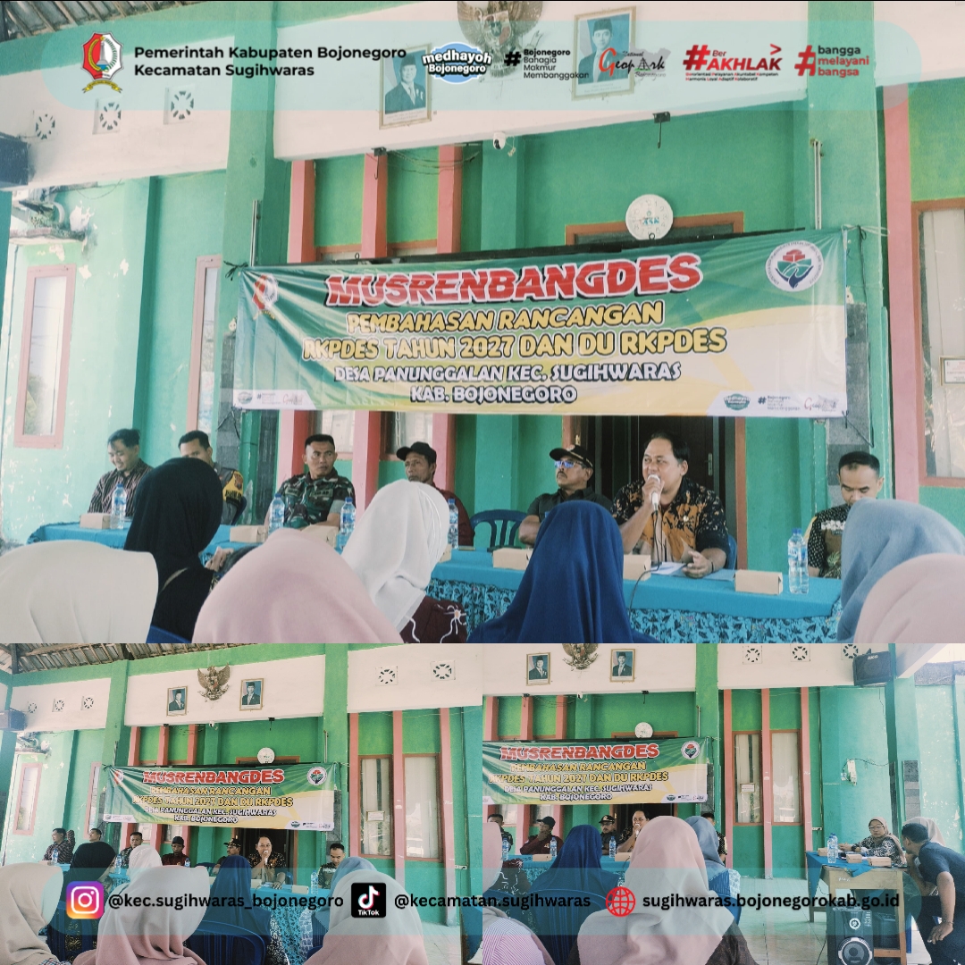 Kecamatan Sugihwaras Dorong Penyusunan RKPDes Desa Panunggalan Tahun 2027