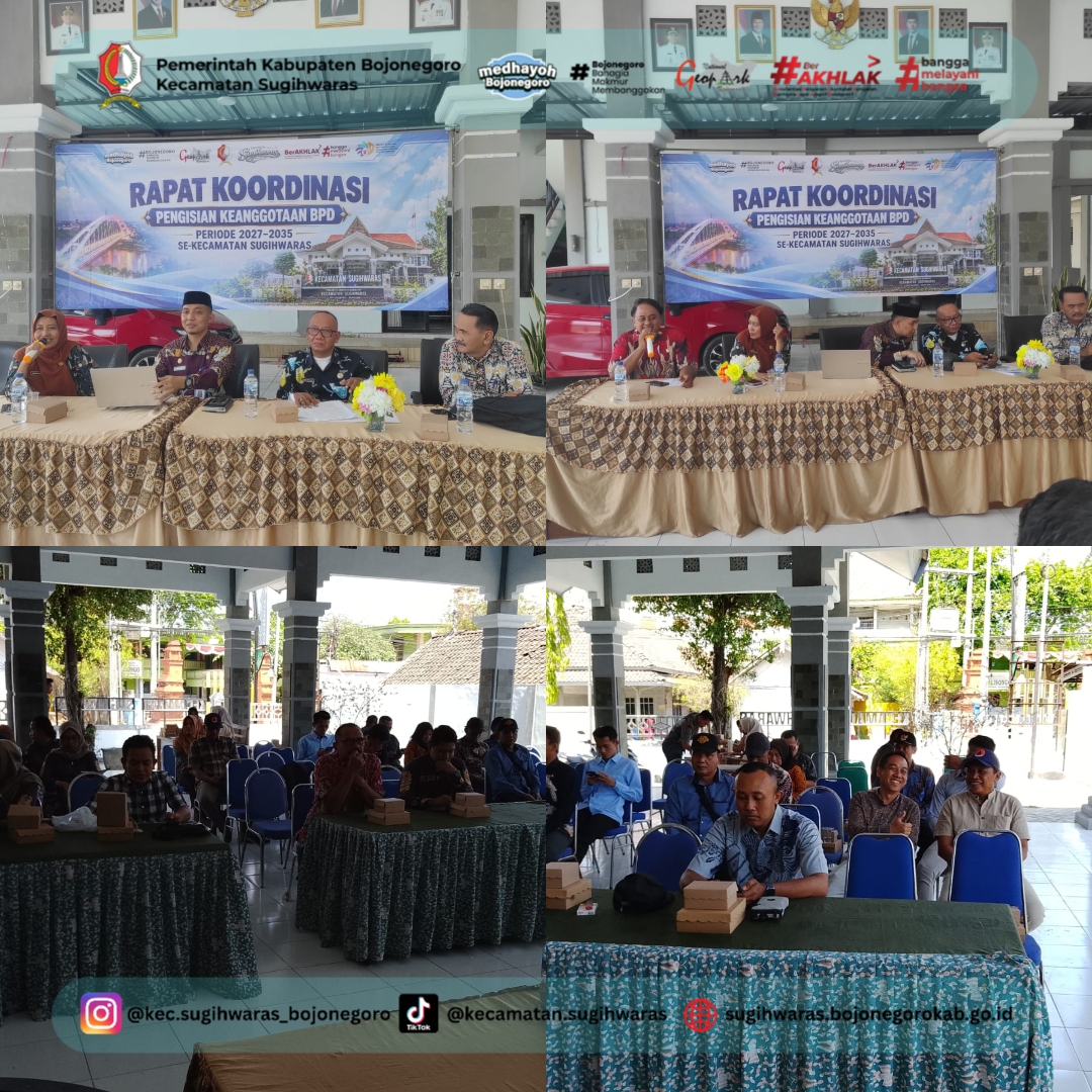 Kecamatan Sugihwaras Matangkan Pengisian Anggota BPD Periode 2027-2035