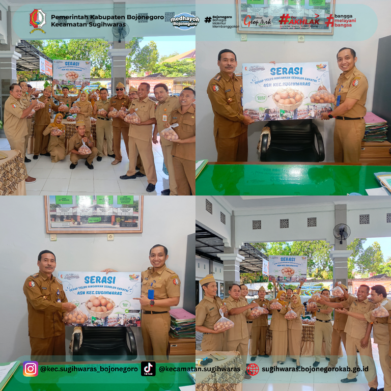 Bupati Bojonegoro instruksikan ASN beli telur lokal minimal 2 kg/bulan demi program GAYATRI.